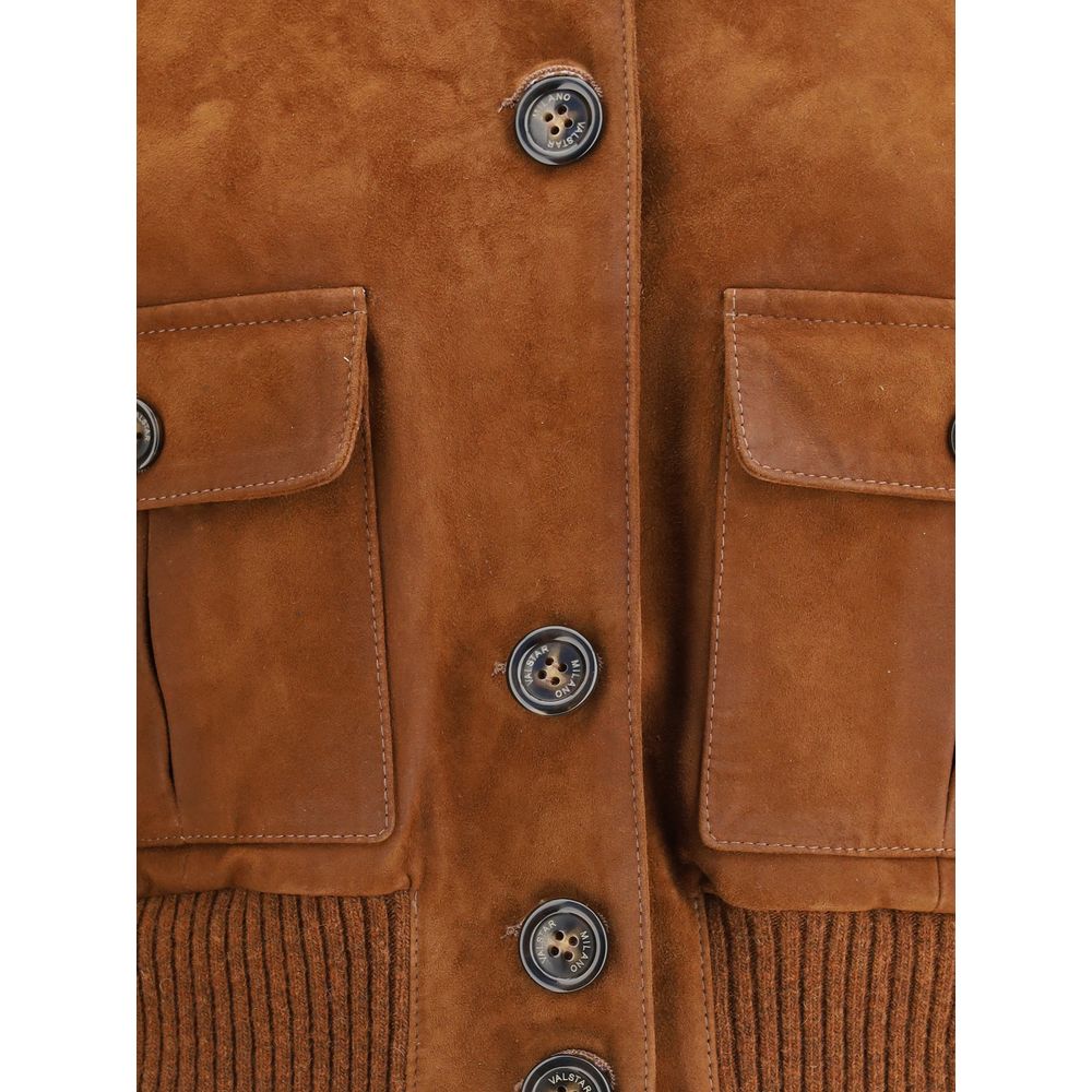 Valstar Brown Goatskin Jackets And Coat Valstar