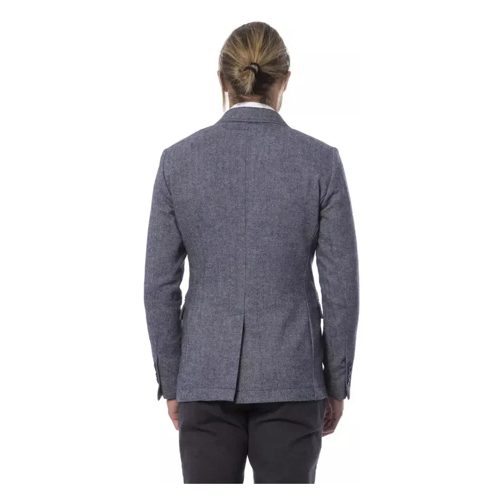 Verri Blue Polyester Blazer 1728,67465543840,Blazers - Men - Clothing,Blazers - Suits & Blazers - Clothing,Blue,Clothing,IT50 | L,Men,Men - Clothing,New with tags,Suits & Blazers - Clothing,Verri