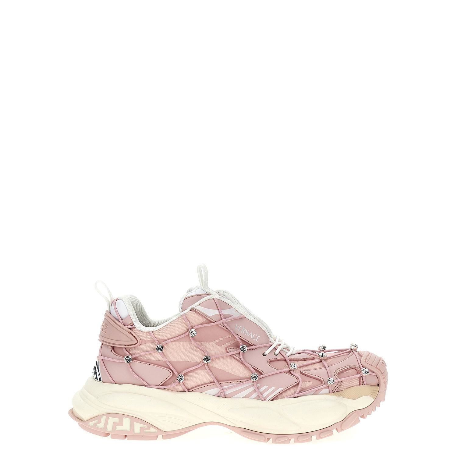 Versace Multicolor Polyester Athletic Sneakers