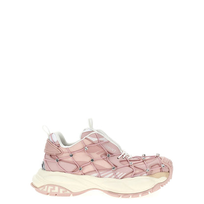 Versace Multicolor Polyester Athletic Sneakers