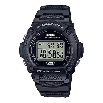 CASIO TIMELESS COLLECTION Mod. SPORT- ILLUMINATOR. WR 50M. ALARM. CHRONOGRAPH
