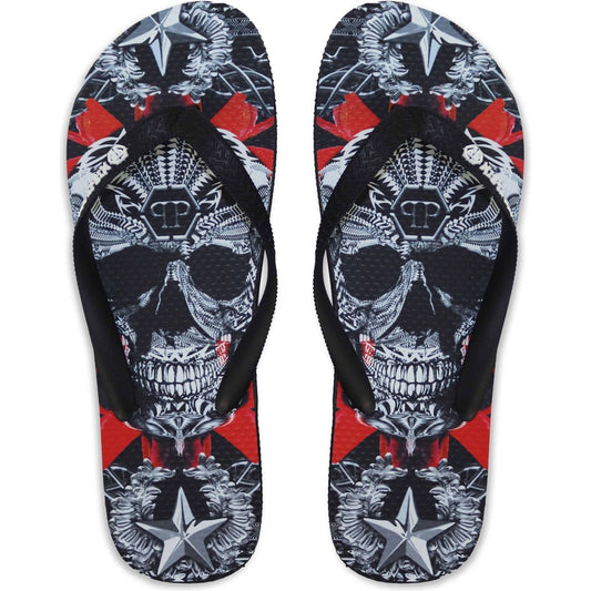 Philipp Plein Infradito e Ciabatte BRD_90099_BLACK-MULTI:378441