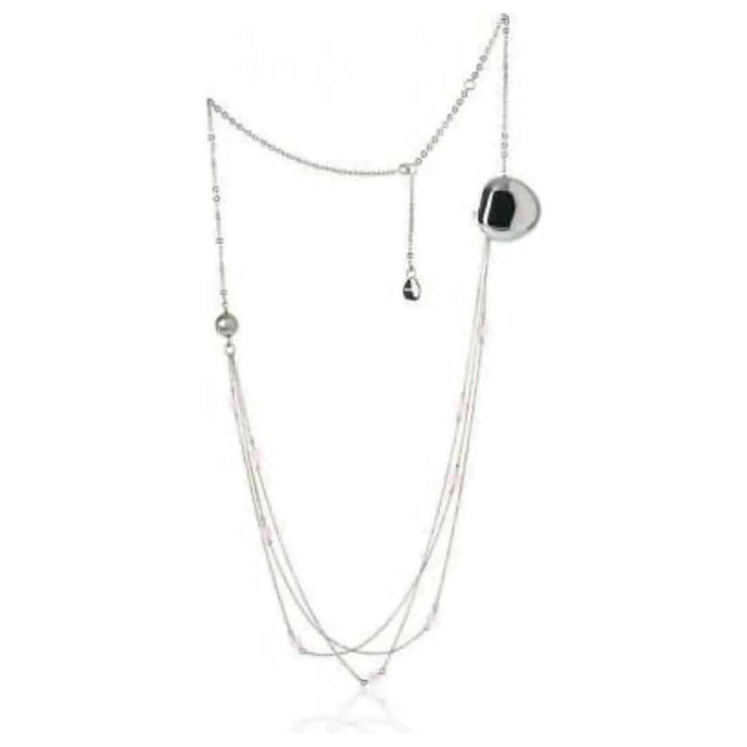 BREIL JEWELS BLOOM Collection Mod. CUORE - Agata / Pink Agathe 35cm